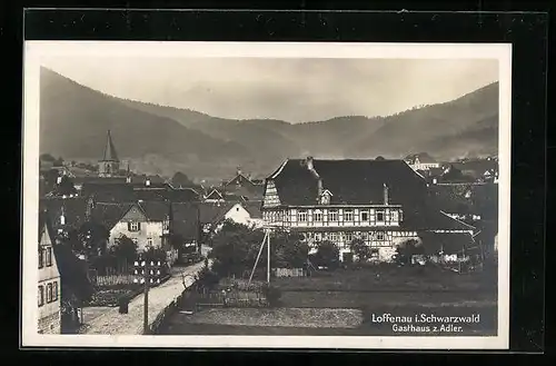 AK Loffenau /Schwarzw., Gasthaus z. Adler