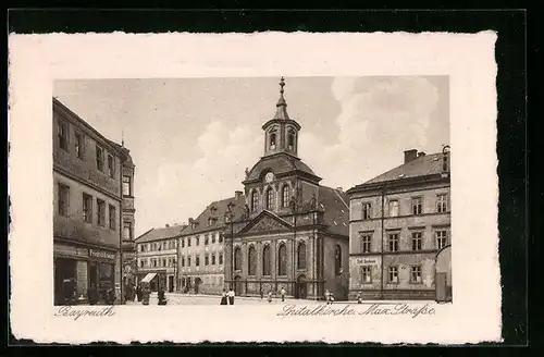 Präge-AK Bayreuth, Spitalkirche Max Strasse