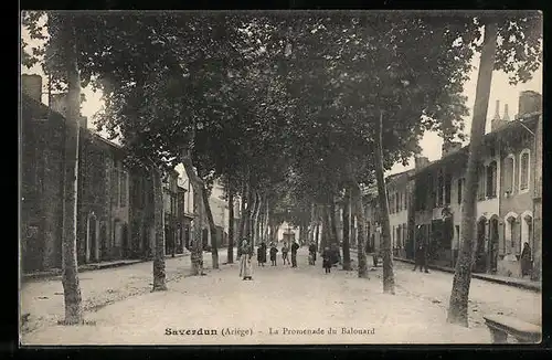 AK Saverdun, la Promenade du Balouard