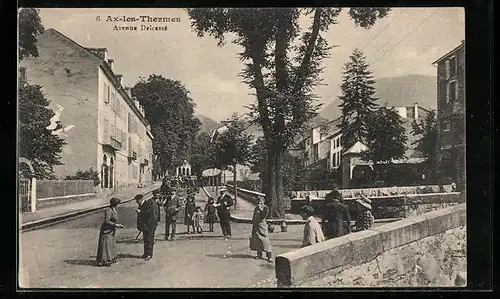 AK Ax-Les-Thermes, Avenue Delcassé