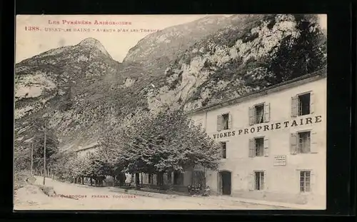 AK Ussat-les Bains, Avenue D`Ax Les-Thermes