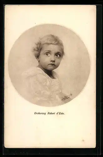 AK Portrait des Erzherzogs Robert von Österreich als kleines Kind