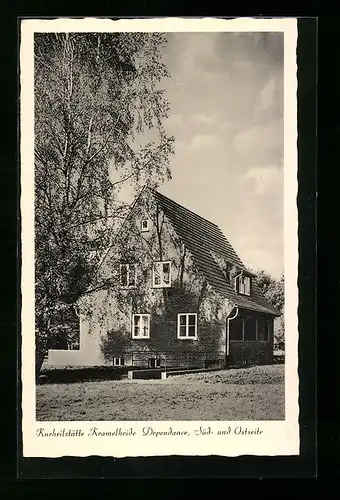 AK Wellen über Stubben-Land, Kurheilstätte Kramelheide, Dependance, Süd- und Ostseite