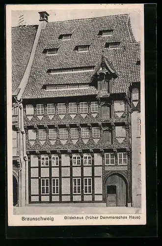 AK Braunschweig, Gildehaus / Demmersches Haus