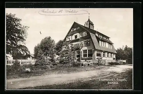 AK Eibenstock i. Erzgeb., Gasthaus Bielhaus