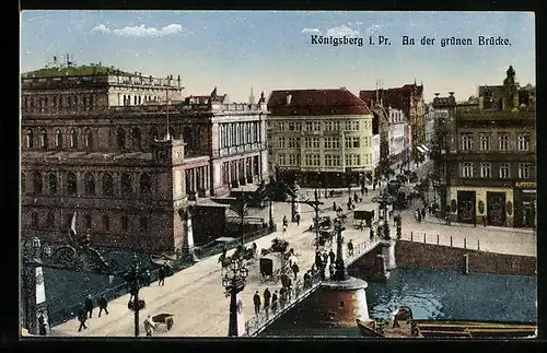 AK Königsberg, An der grünen Brücke