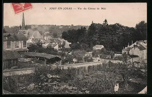 AK Jouy-en-Josas, vue du côteau de Més