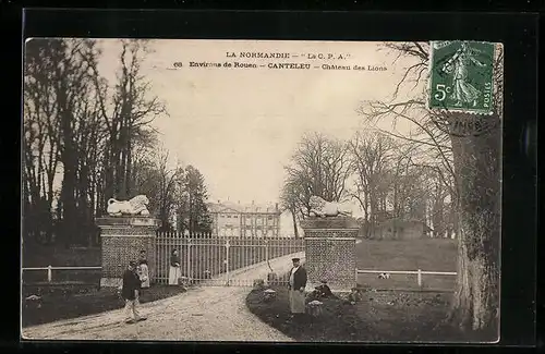 AK Canteleu, La Normandie, Château des Lions