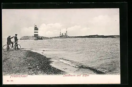 AK Friedrichsort, Leuchtturm und Hafen