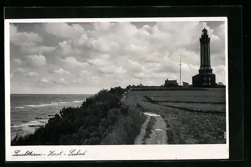 AK Horst, Seebad, Leuchtturm