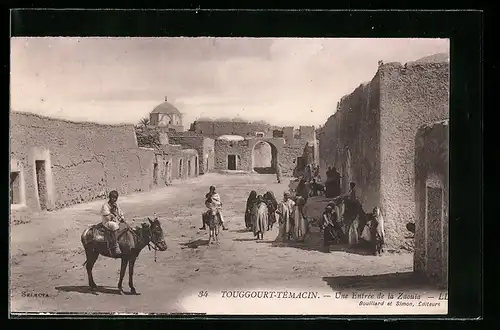 AK Touggourt-Témacin, Une Entrée de la Zaouia