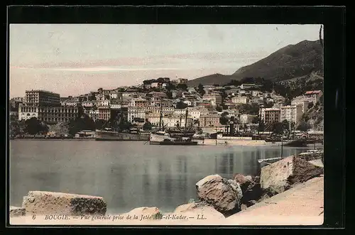 AK Bougie, Vue générale prise de la Jetée Abd-el-Kader