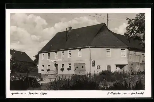 AK Hellertshausen /Hochwald, Gasthaus und Pension Röper