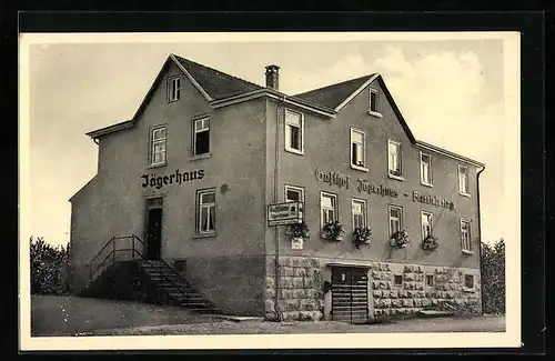 AK Crailsheim-Altenmünster, Gasthof zum Jägerhaus, Gebäudeansicht