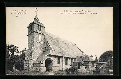 AK Malleville-les-Grés, L'Eglise