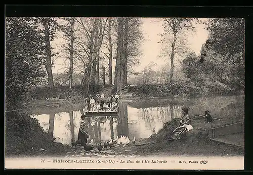 AK Maisons-Laffitte, Le Bac de l`Ile Laborde