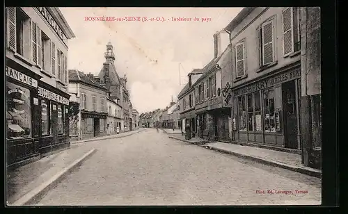 AK Bonnieres-sur-Seine, Interieur du Pays