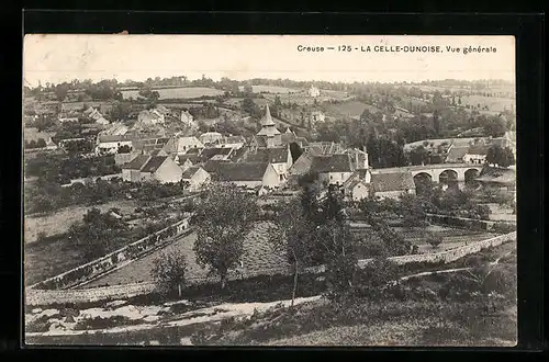 AK La Celle-Dunoise, vue generale