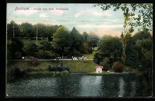 AK Bochum, Partie aus dem Stadtpark