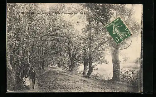 AK Saint-Aout, Vue de la Chaussèe de l`Etang