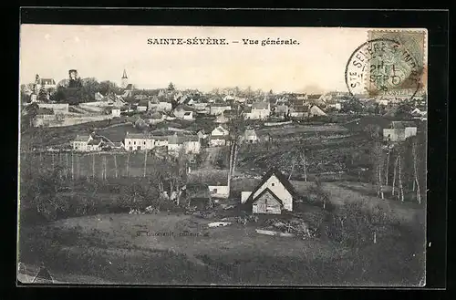 AK Sainte-Sèvère, Vue gènèrale