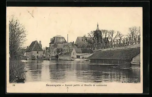 AK Buzancais, Lavoir public et Moulin de commerce