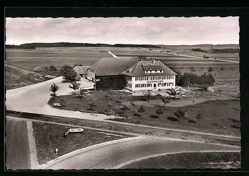 AK Ulm /Donau, Gasthaus Seligweiler aus der Vogelschau