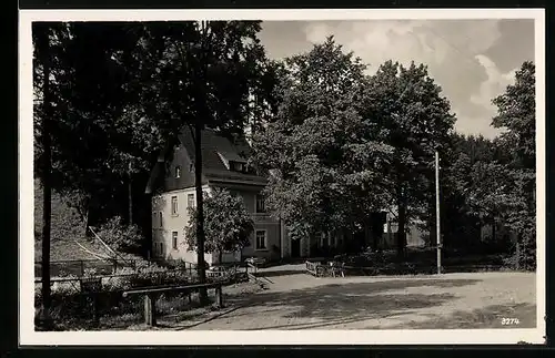 AK Lichtenberg / Oberfranken, Gasthaus Friedrich Wilhelm-Stollen