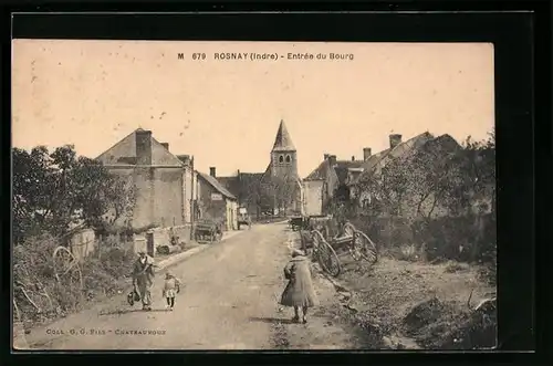 AK Rosnay, Entrée du Bourg