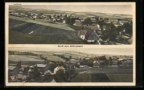 AK Johnsbach, Generalansicht mit Blick zum Luchberg