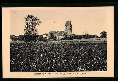 AK Brendlorenzen, Blick zur Kirche