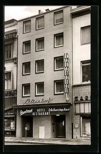 AK Hamburg-St.Georg, Hotel Lilienhof, Bes.: Willy Schulz, Ernst-Merck-Strasse 4