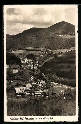 AK Bad Freyersbach, Generalansicht mit Blick auf Hirzighof