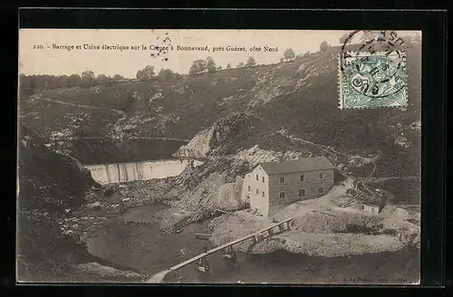 AK Bonnavaud, Barrage et Usine electrique sur la Creuse