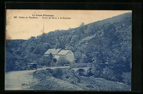 AK Teyfoux, Route de Gioux à la Courtine