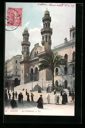 AK Alger, La Cathédrale