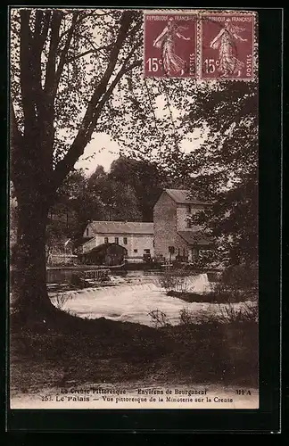 AK Le Palais, Vue pittoresque de la Minorterie sur la Creuse