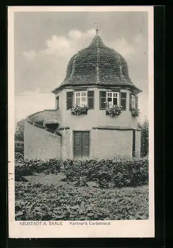 AK Neustadt a. Saale, Kanters Gartenhaus