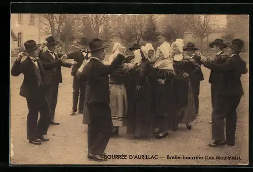 AK Bourrée d`Aurillac, Brelle-bourréio (Les Moulinets), Volkstanz