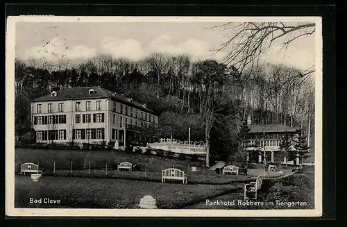 AK Bad Cleve, Parkhotel Robberg im Tiergarten