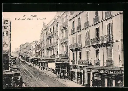 AK Oran, Boulevard Séguin-Le Haut