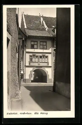 AK Waldshut, Gasse Alte Metzig