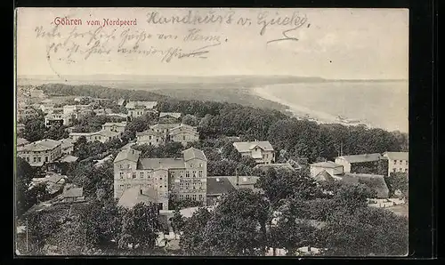 AK Göhren / Rügen, Ortsansicht vom Nordpeerd gesehen