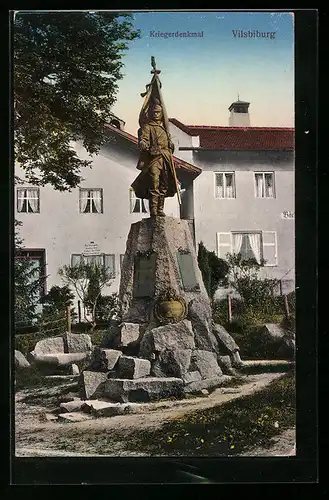 AK Vilsbiburg, Blick auf das Kriegerdenkmal