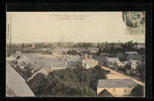 AK Saint-Nicolas D`Aliermont, Vue generale, cote aval