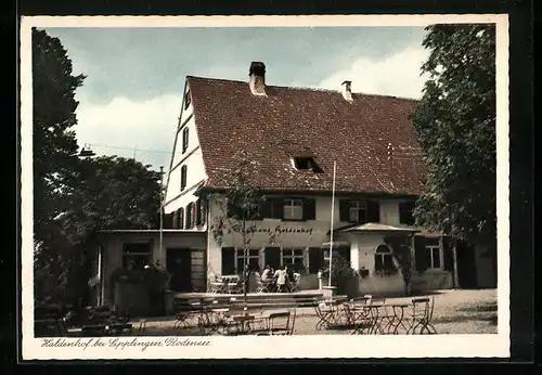 AK Sipplingen /Bodensee, Gasthaus Haldenhof F. X. Eberle, Aussenansicht