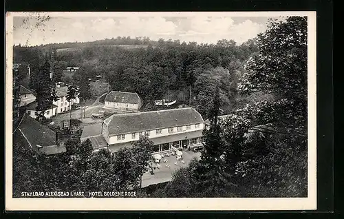 AK Alexisbad i. Harz, Hotel Goldene Rose