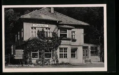 AK Ilfeld /Südh., Gasthaus Netzkater