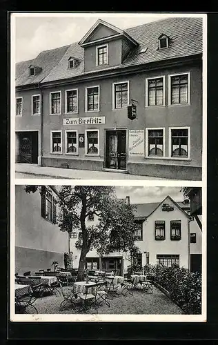 AK Diez a. d. Lahn, Gasthaus Zum Bierfritz, Garten