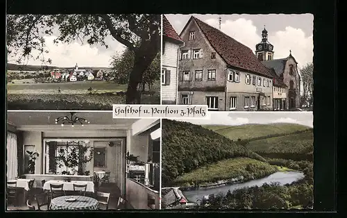 AK Strümpfelbrunn i. Odw., Gasthof & Pension z. Pfalz, Bes. Eduard Weis